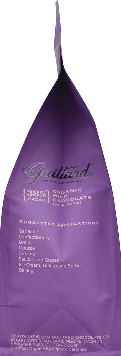 slide 3 of 4, Guittard Organic Milk Chocolate Baking Wafers, 12 oz