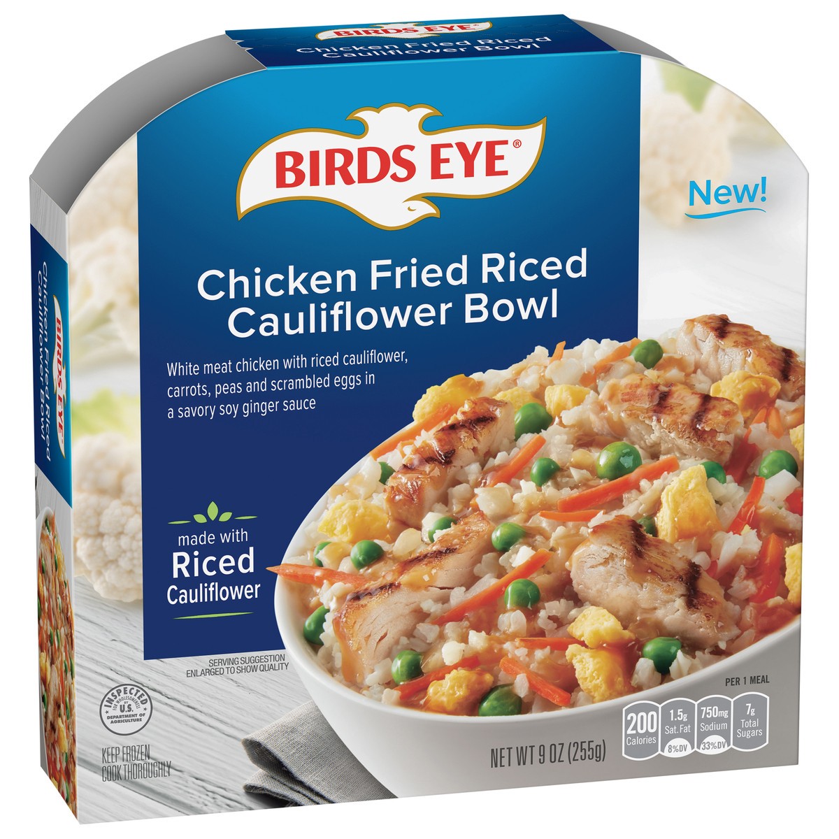 slide 5 of 13, Birds Eye Chicken Chicken Fried Riced Cauliflower Bowl 9 oz, 9 oz