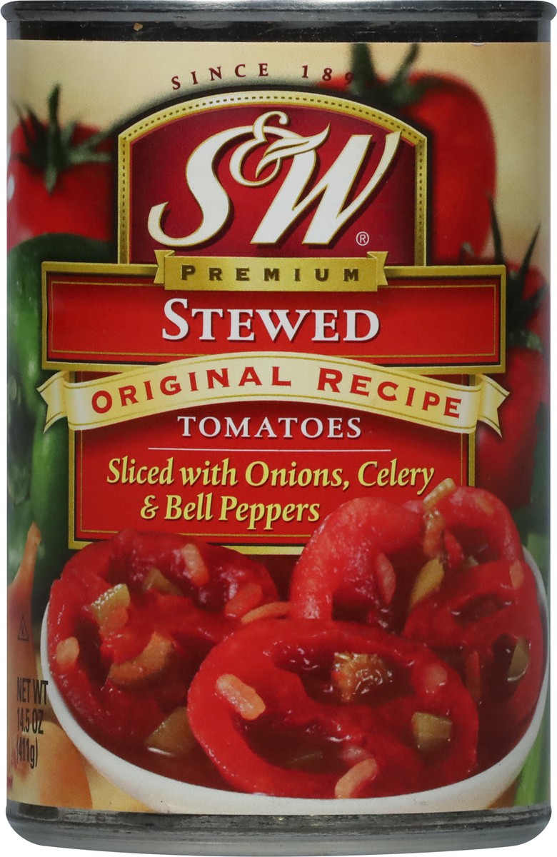 slide 6 of 9, S&W Stewed Tomatoes, 14.5 oz