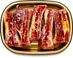 Ready Meals Beef Flanken Ribs Korean Bbq Up To 10% Solution - Lb