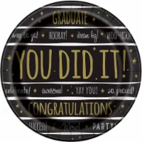 Unique Industries Unique Graduation Dinner Plates