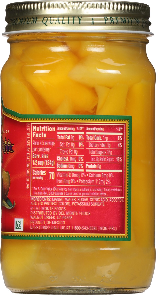 slide 8 of 9, Del Monte Mango, 20 oz