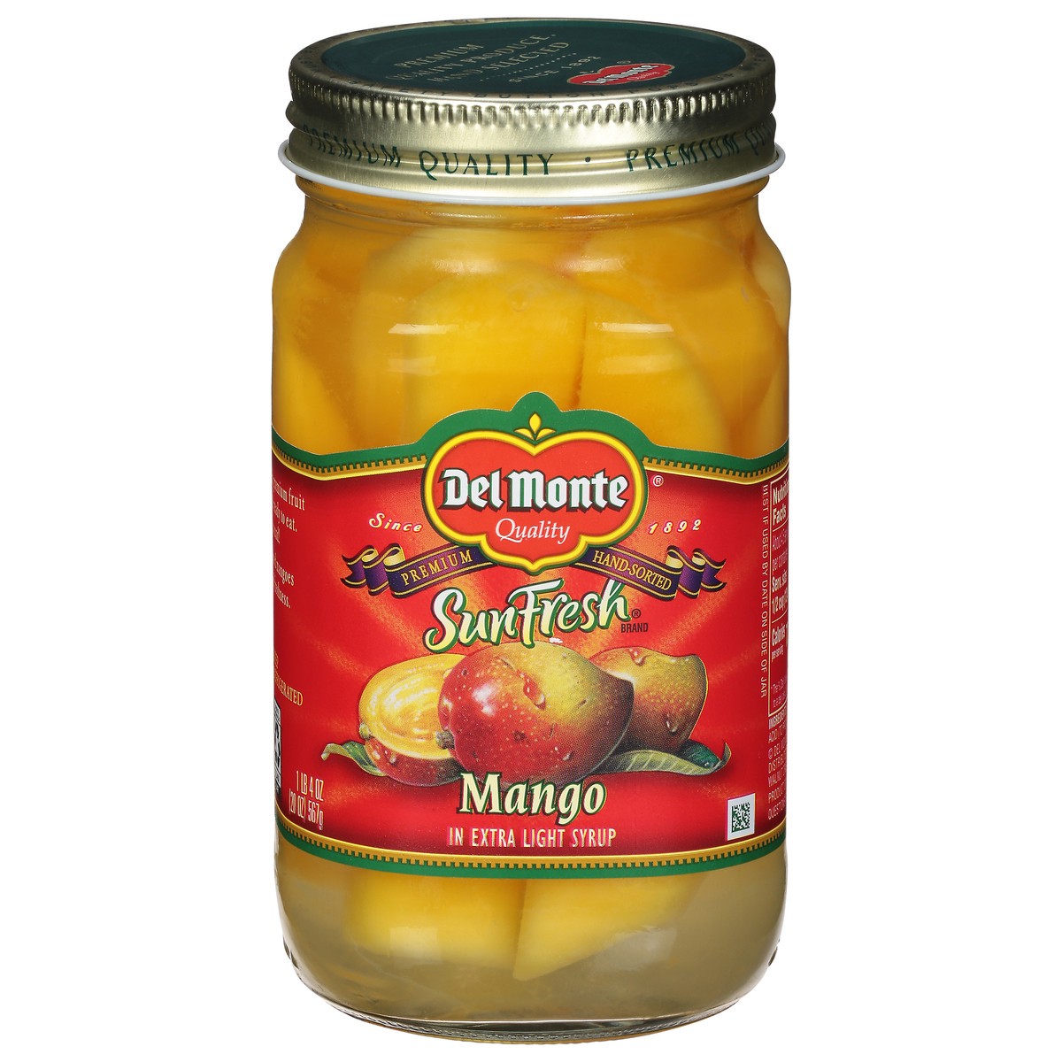 slide 1 of 9, Del Monte Mango, 20 oz