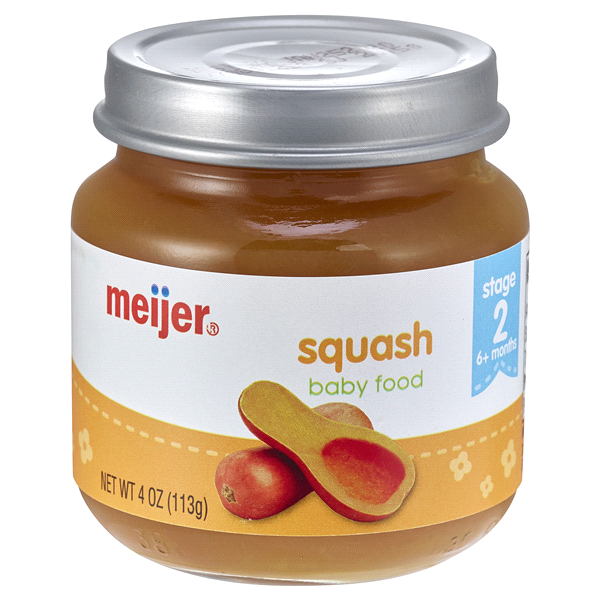 slide 1 of 1, Meijer Baby Food Butternut Squash Jar, 4 oz