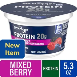Kroger Protein Mixed Berry Yogurt Cup