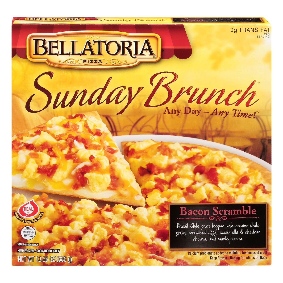 slide 1 of 9, Bellatoria Sunday Brunch Bacon Scramble, 13.55 oz