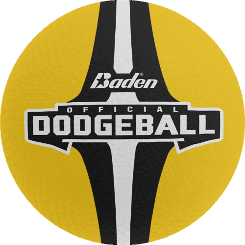 slide 1 of 1, Baden Official Dodgeball - Yellow, 8.5 in