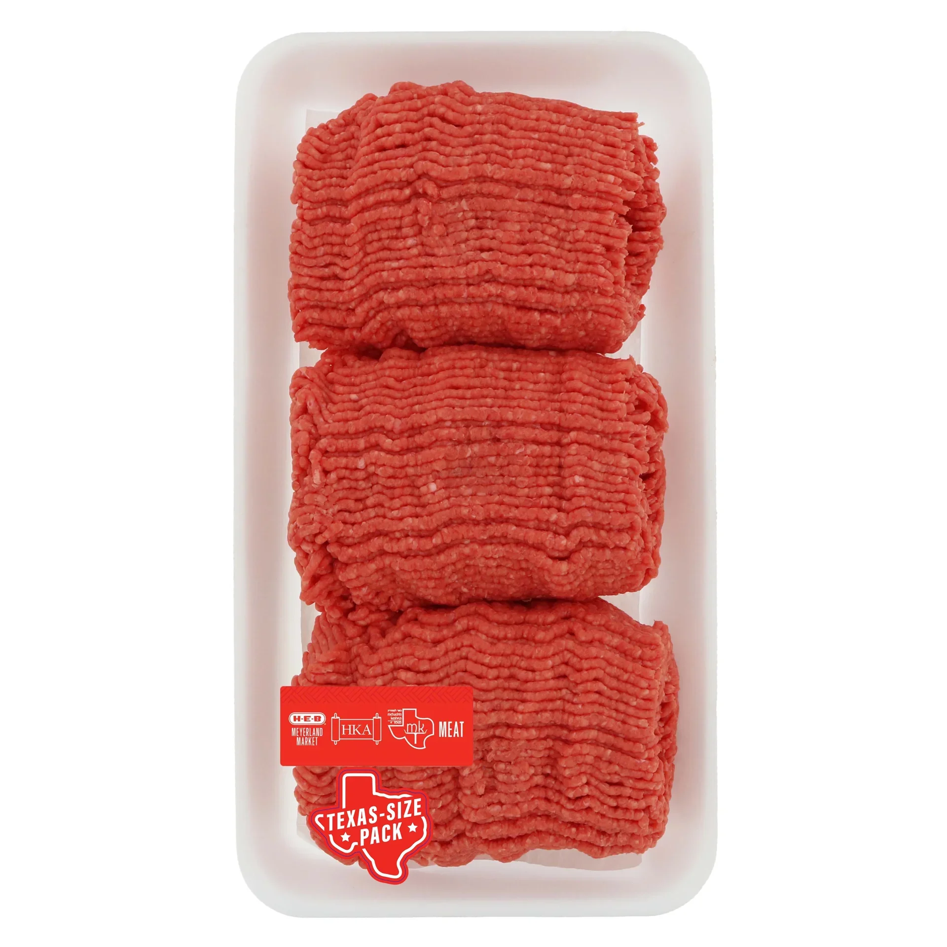 slide 1 of 1, H-E-B Kosher Ground Beef Chuck, 80% Lean - Texas-Size Pack, per lb