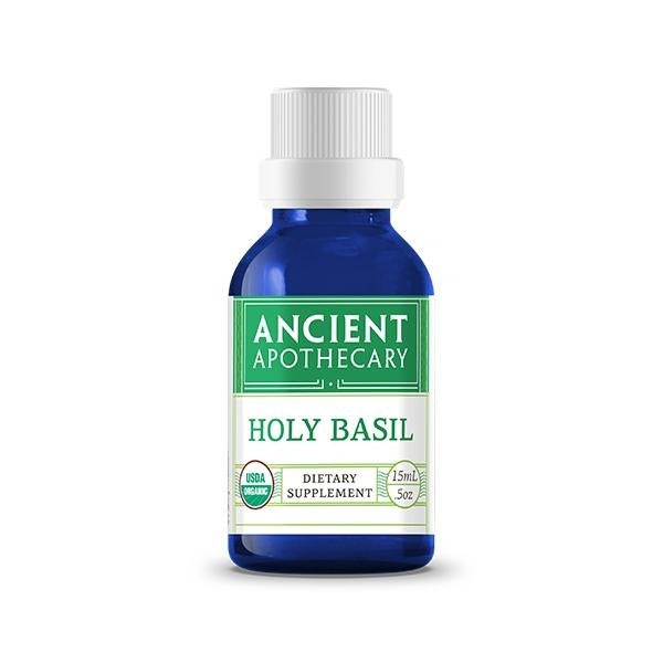 slide 1 of 1, Ancient Apothecary Eo Holy Basil, 0.51 fl oz