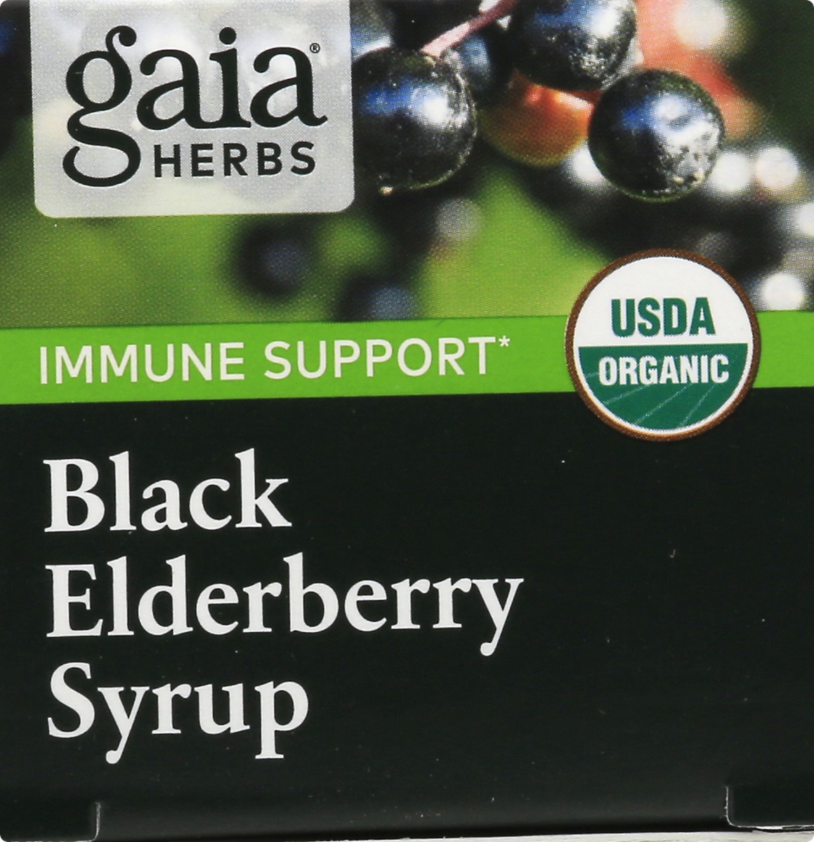 slide 9 of 9, Gaia Herbs Black Elderberry Syrup, 5.4 fl oz