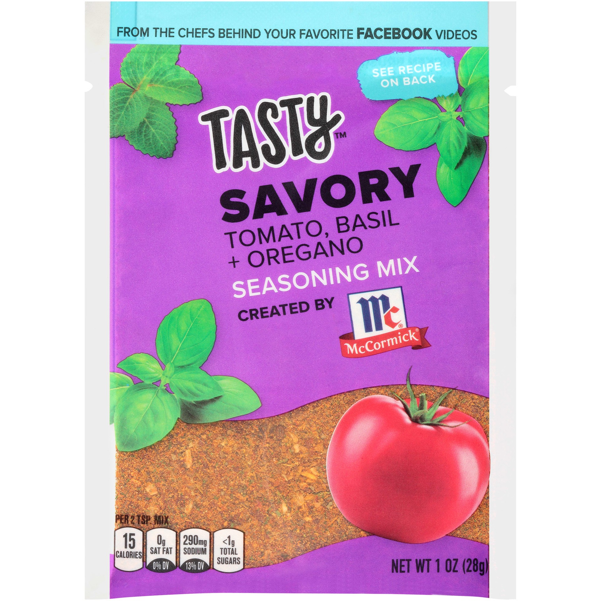 slide 1 of 5, McCormick Savory Seasoning Mix - Tasty, 1 oz