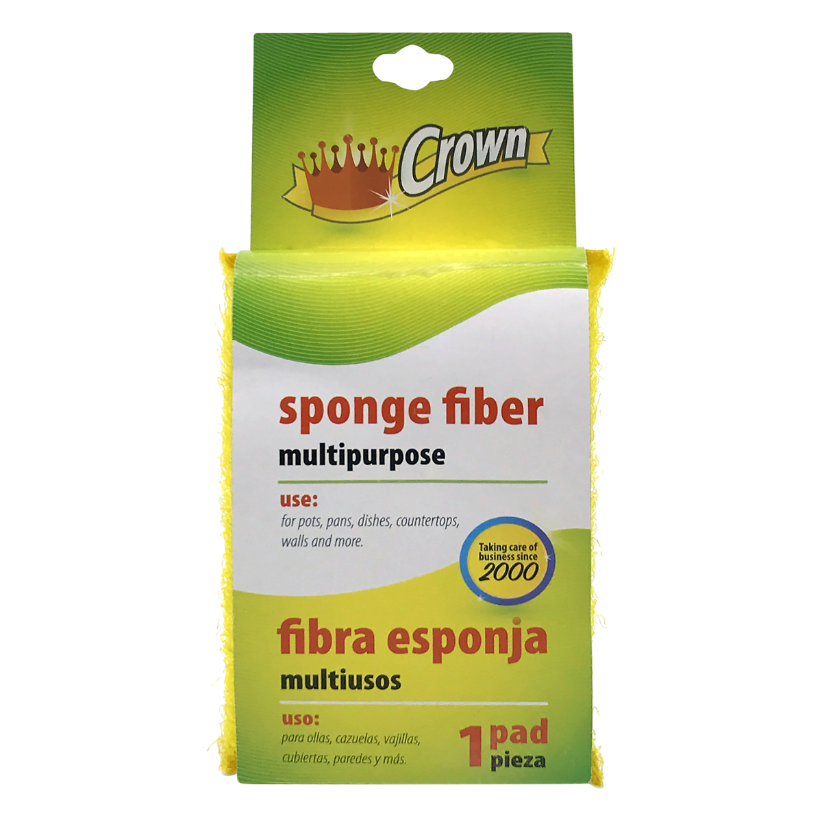 slide 1 of 1, Multipurpose Sponge Fiber, 1 ct