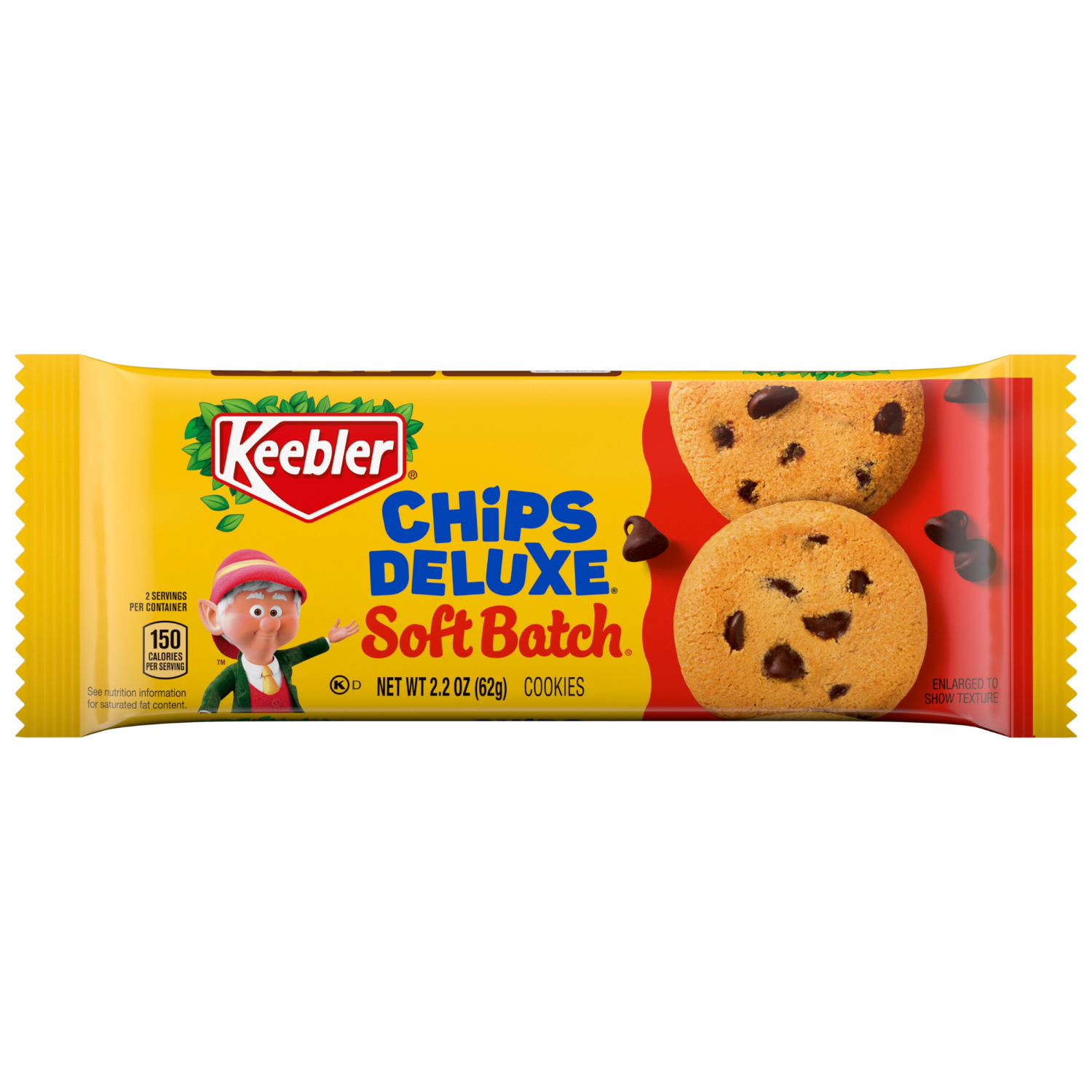 slide 1 of 4, Keebler 06270 156357 Soft Batch Cookies OW Everyday 2.2oz, 4 ct