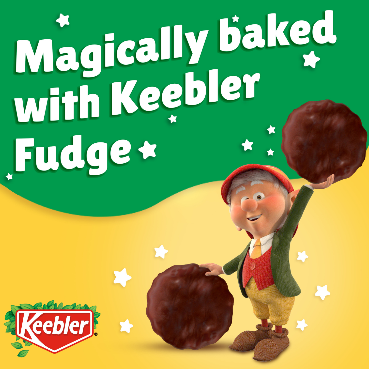 slide 2 of 5, Keebler Grasshopper Mint & Fudge Cookies 10 oz, 10 oz