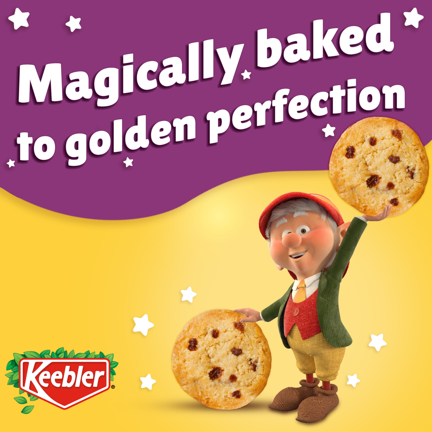 slide 2 of 4, Keebler Sandies Shortbread Oatmeal Raisin 9.8Oz, 9.8 oz