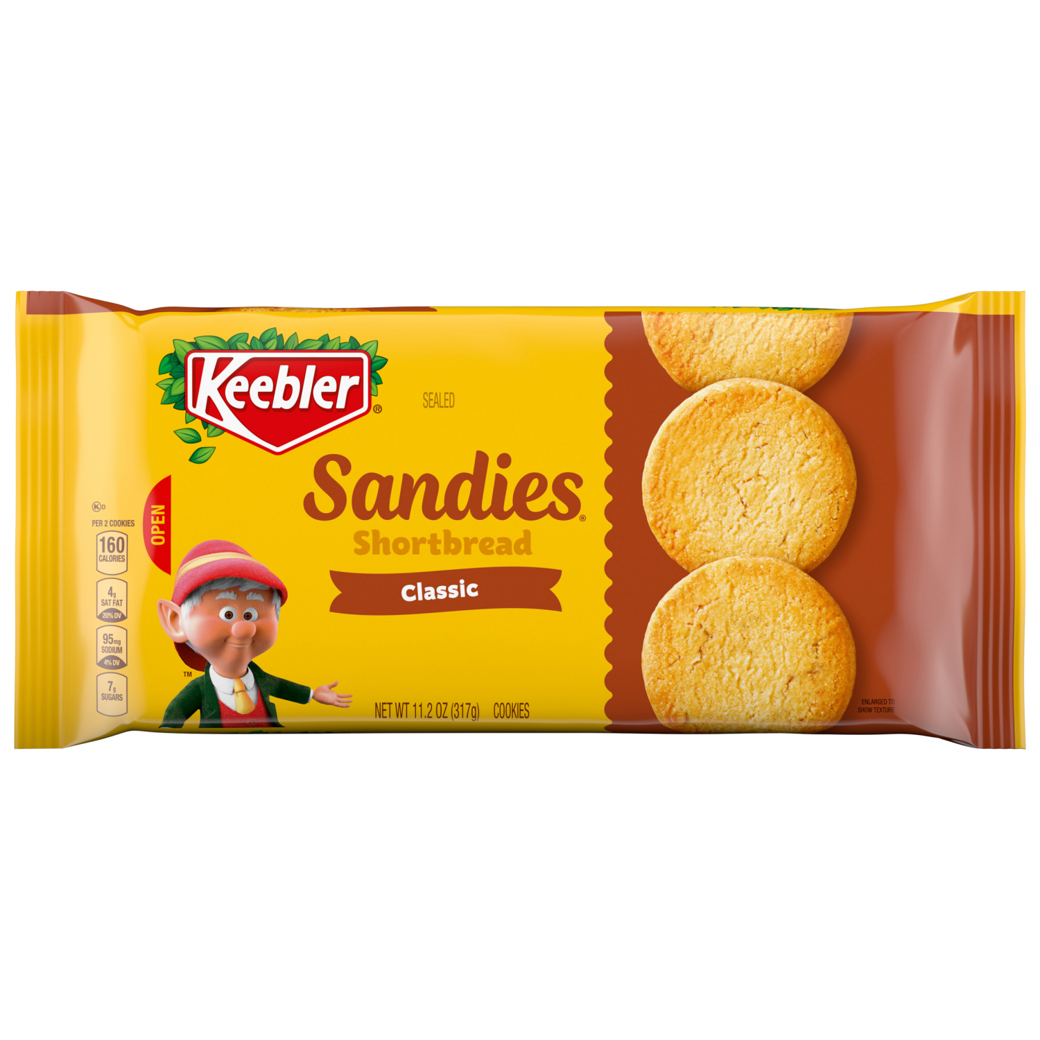 slide 1 of 5, Keebler Sandies Shortbread Classic Cookies 11.2 oz, 11.2 oz