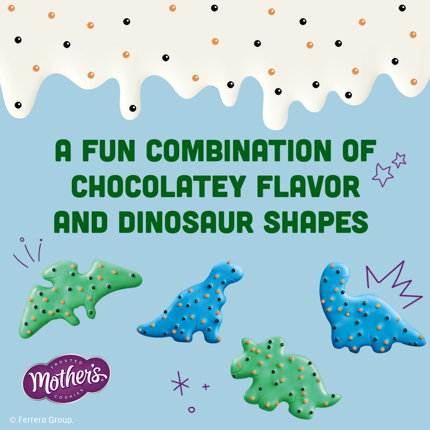 slide 2 of 5, MOTHER'S Mighty Dynamite Dinosaurs Cookies, Jurassic World - 9 oz / 255g, 9 oz