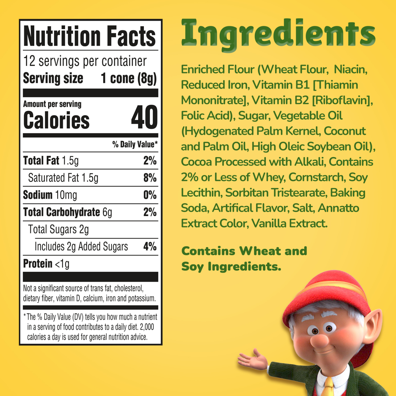 slide 3 of 6, Keebler Fudge-Dipped Ice Cream Cones, 3.25 oz, 12 ct, 12 ct