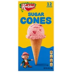 KEEBLER Sugar Cones, 12 count box, 4oz / 113g