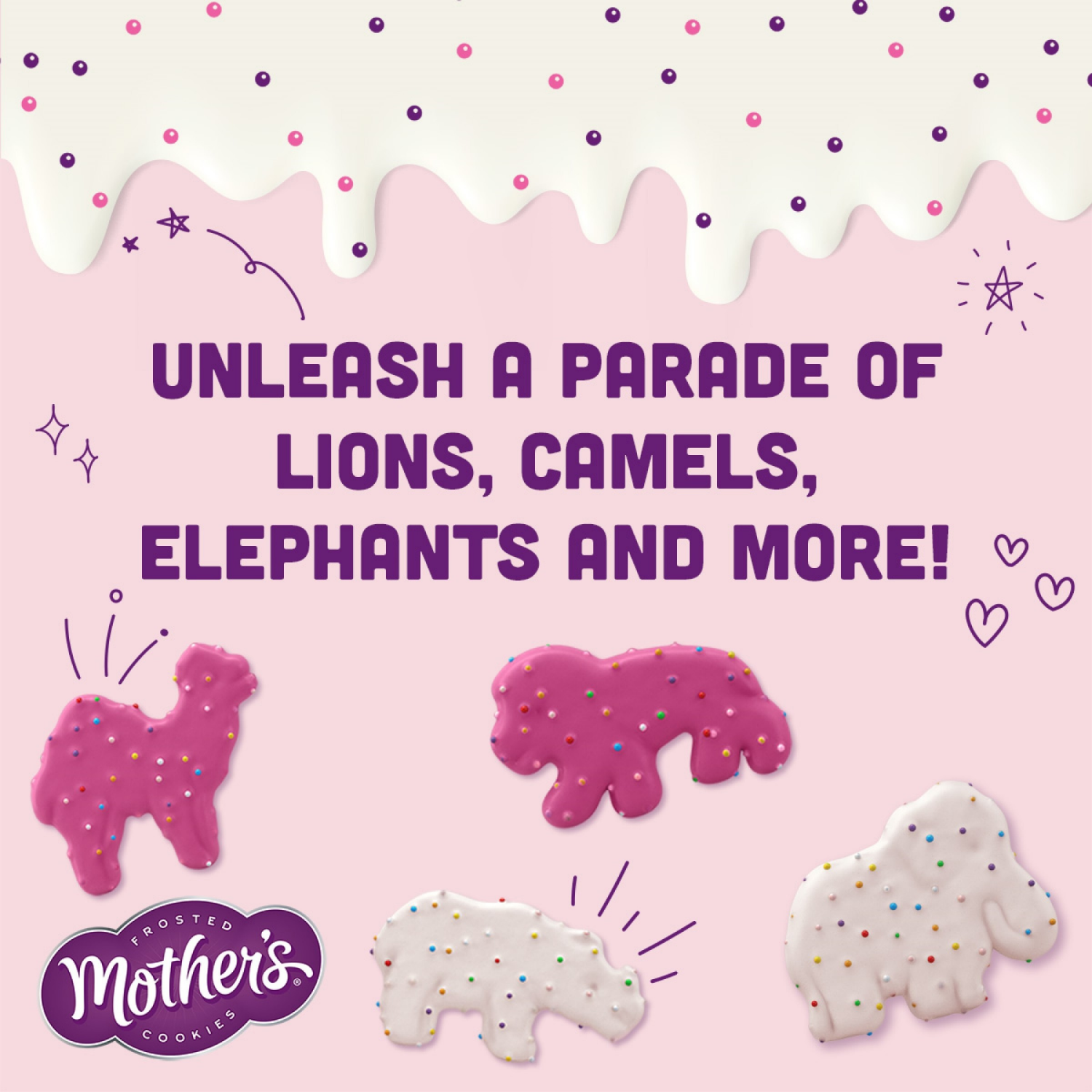 slide 2 of 5, Mother's Circus Animal Cookies 12 - 1 oz Pouch, 12 ct