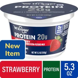 Kroger Protein Strawberry Yogurt Cup