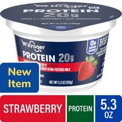 Kroger Protein Strawberry Yogurt Cup
