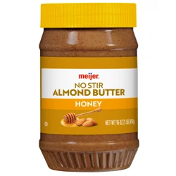 Meijer No Stir Honey Almond Butter, 16 oz