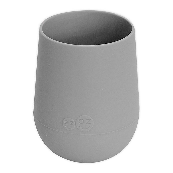 slide 1 of 1, ezpz Toddler Mini Cup - Grey, 4 oz
