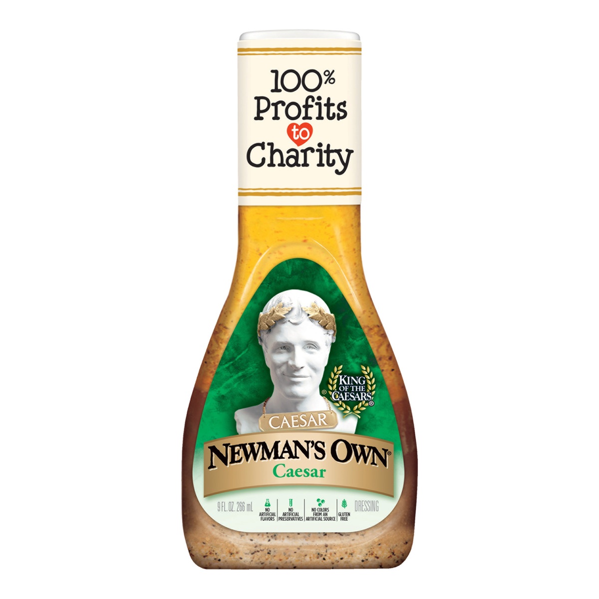 slide 1 of 1, Newman's Own Caesar Dressing, 8 oz