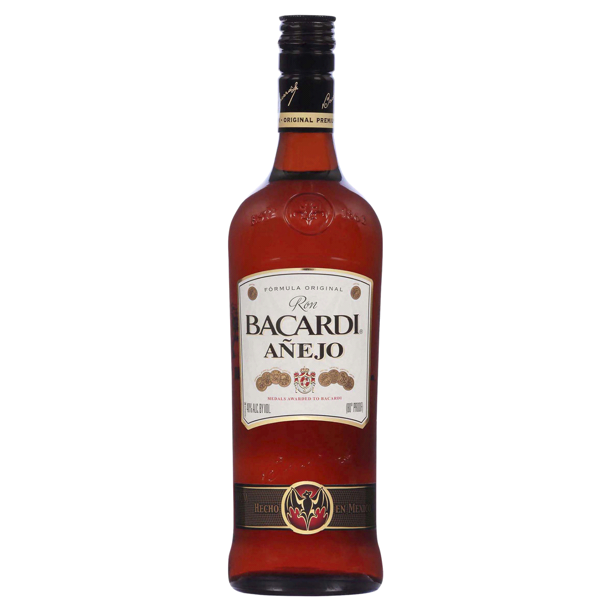 slide 1 of 1, Bacardi Anejo Rum, 750 ml