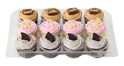 Bakery Cupcake Classic Assorted With Whip 12 Count - Each