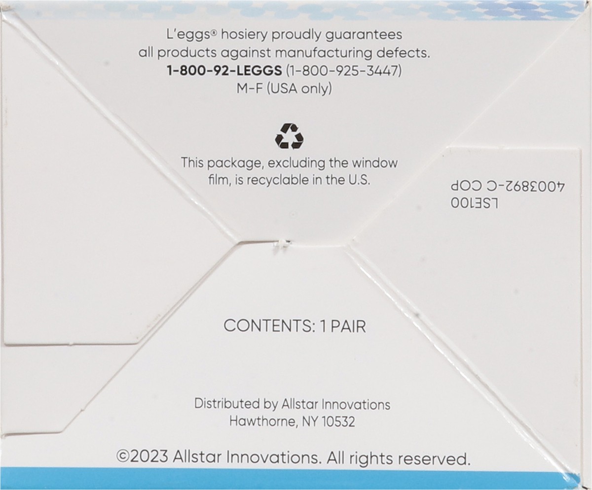 slide 7 of 11, L'Eggs Sheer Energy Medium Support Leg Compression Sheet Tights, 1 ct