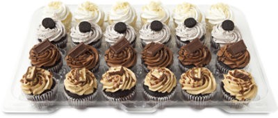 slide 1 of 1, Bakery Cupcake Whip Icing Assorted 24 Count - Each, 1 ct
