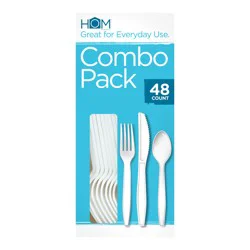 HOMWorks Everyday Cutlery, Combo Pack
