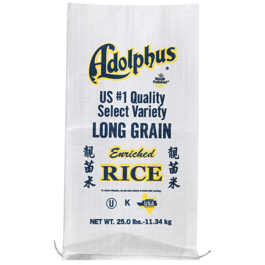 slide 1 of 1, Adolphus Long Grain White Rice, 25 lb