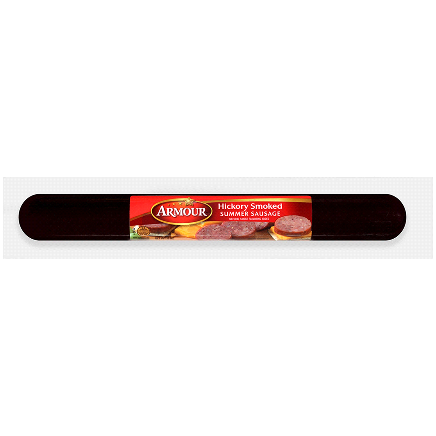 slide 1 of 1, Armour Hickory Smoked Summer Sausage 20 oz, 20 oz
