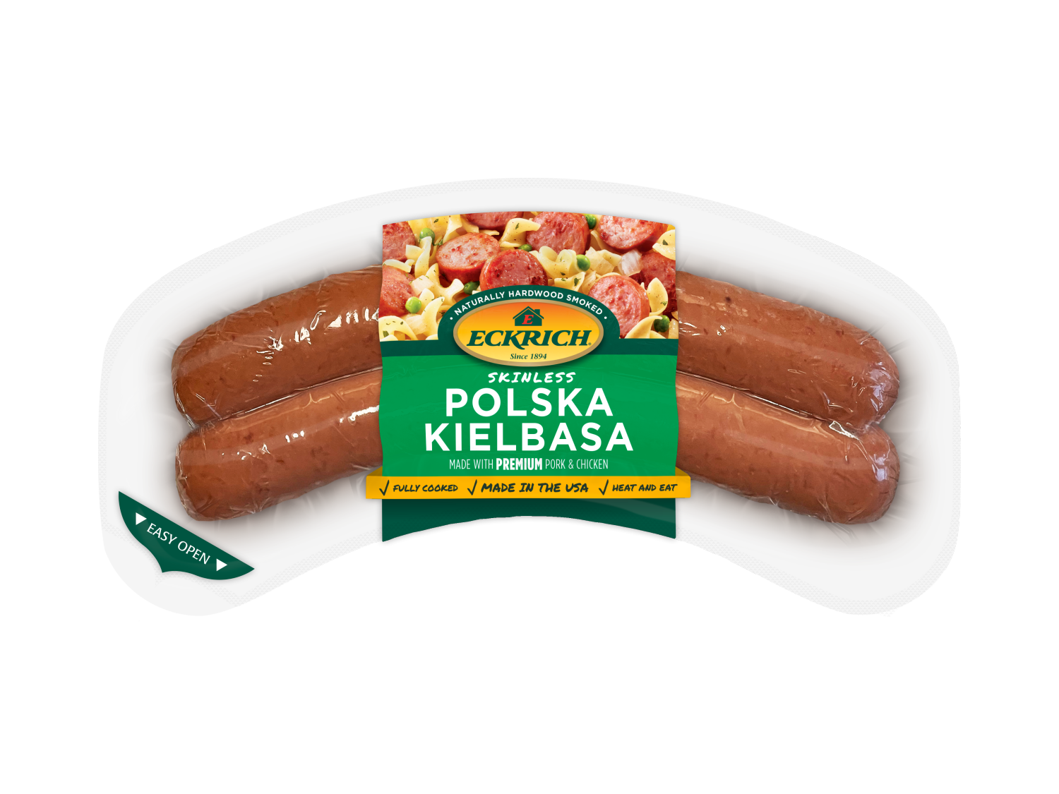 slide 1 of 5, Eckrich Skinless Polska Kielbasa, 14 oz, 14 oz