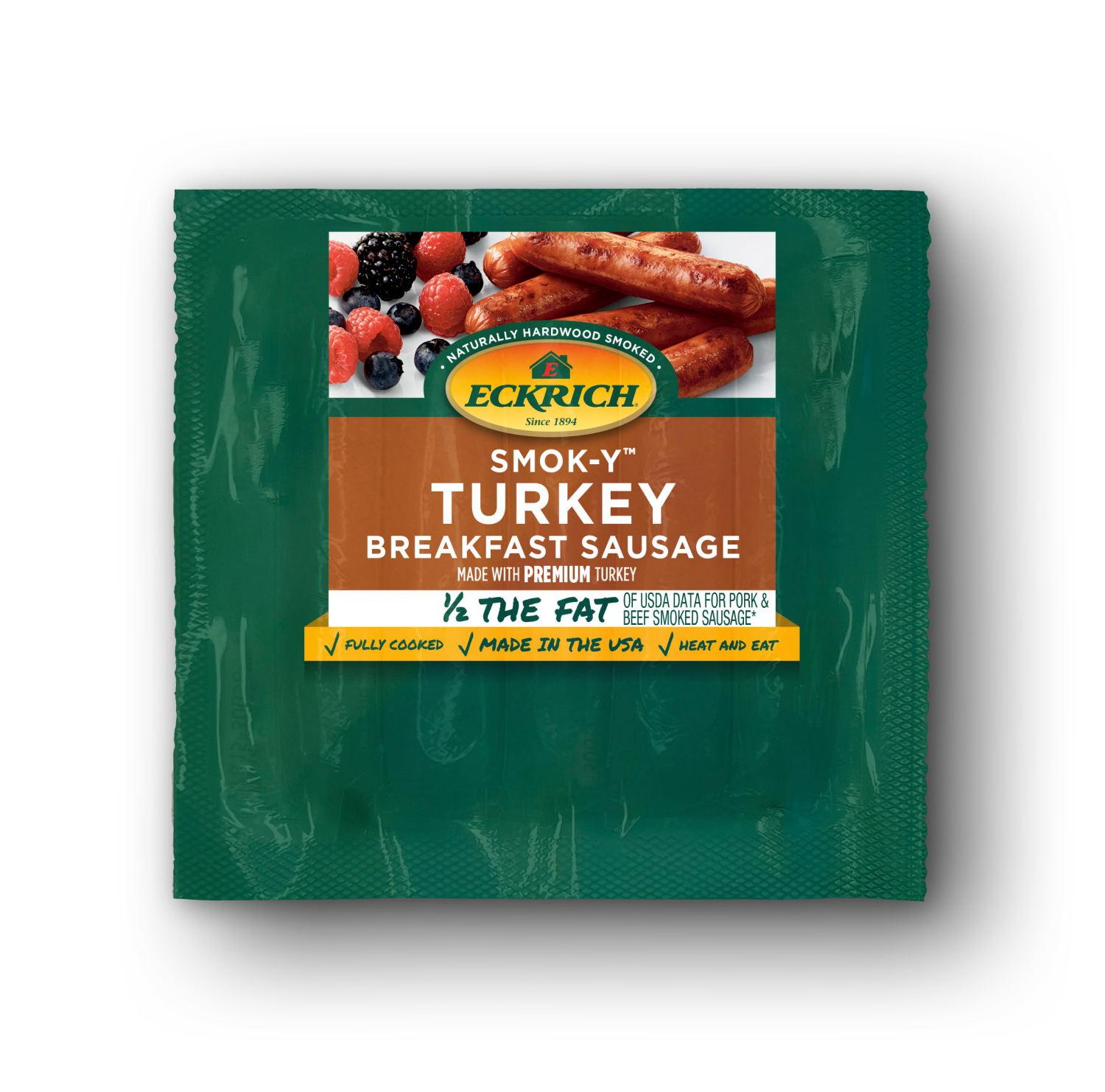 slide 1 of 1, Eckrich Smok-y Turkey Breakfast Sausage Links, 8.3 oz, 8.3 oz