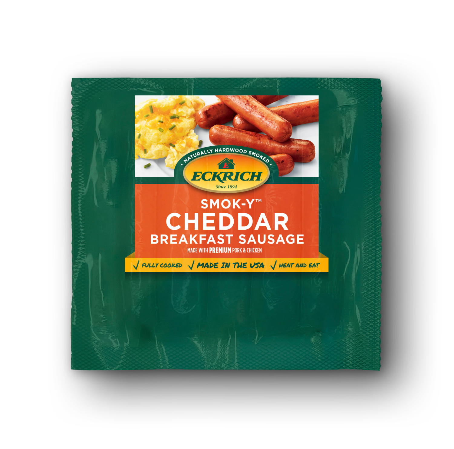 slide 1 of 1, Eckrich Smok-Y Cheddar Breakfast Sausage Links 8.3 oz, 8.3 oz