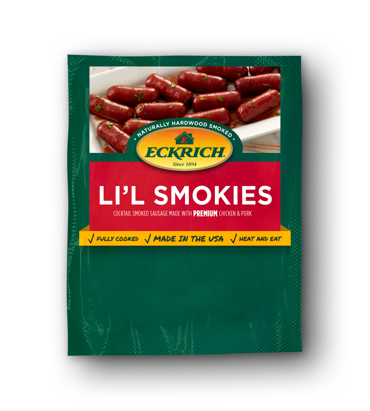 slide 1 of 29, Eckrich Li'l Smokies Cocktail Smoked Sausage Links, 14 oz, 14 oz