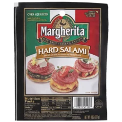 Margherita Pre-Sliced Hard Salami, 8 oz