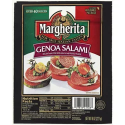 Margherita Sliced Genoa Salami, 8 oz