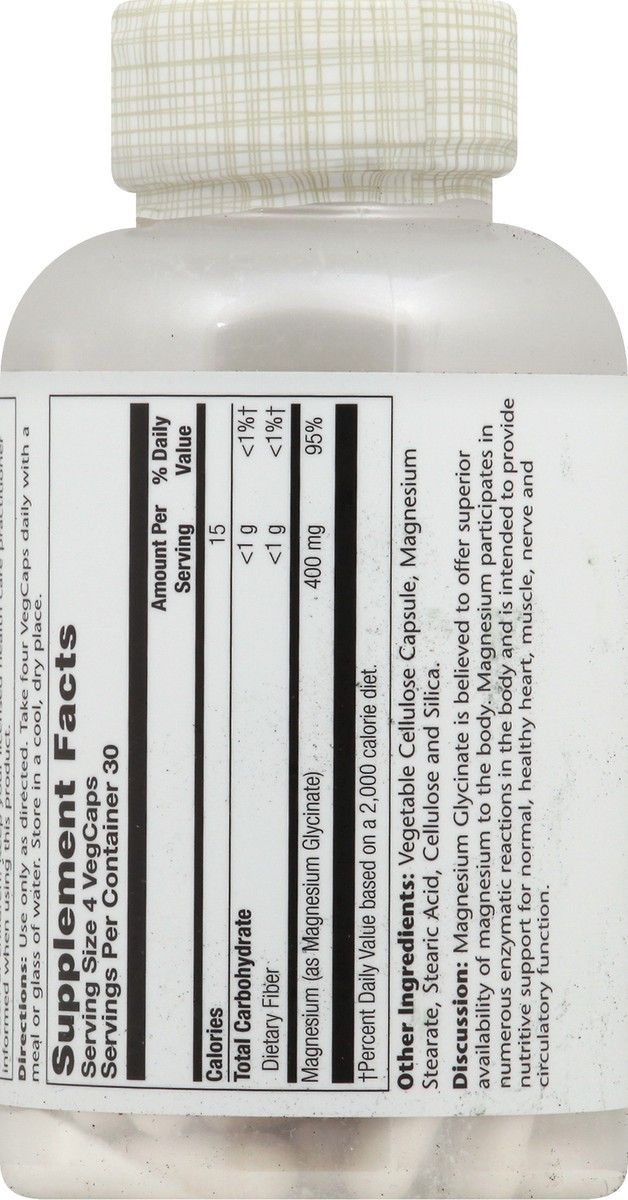 slide 2 of 7, Solaray Magnesium Glycinate 120 ea, 120 ct