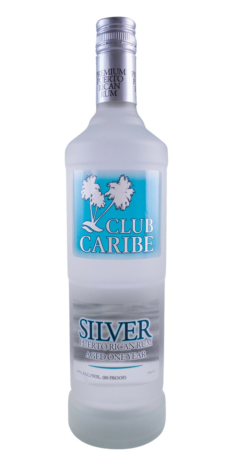 slide 1 of 1, Club Caribe Silver Aged Rum, 750 ml