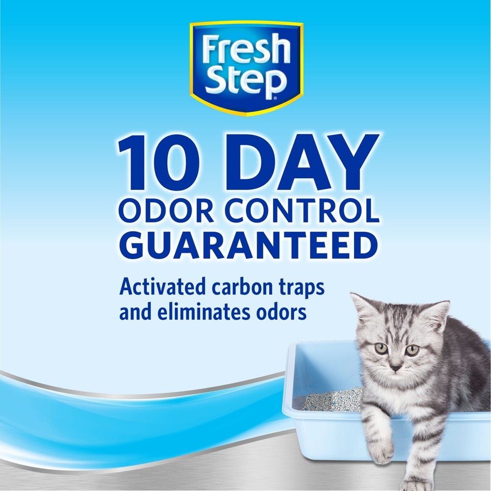 slide 3 of 6, Fresh Step Extreme With Febreze Freshness Scented Clumping Cat Litter, 25 lb