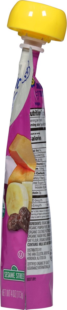 slide 9 of 13, Earth's Best Organic Kids Ages 2+ Digestive Support Banana Pumpkin Raisin Yogurt Smoothie 4 oz, 4 oz