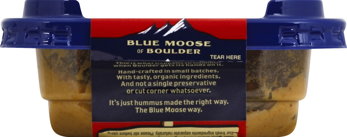 slide 6 of 6, Blue Moose of Boulder Hummus, Chipotle, Smoked, 8 oz
