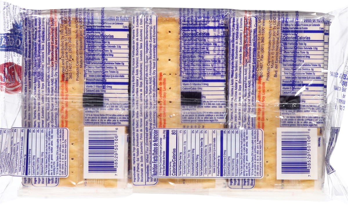slide 4 of 12, Rio Grande Lido Saltine Crackers 12 ea, 