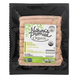 Nature's Promise Organic Apple Chicken Breakfast Sausage Links - 14 ct