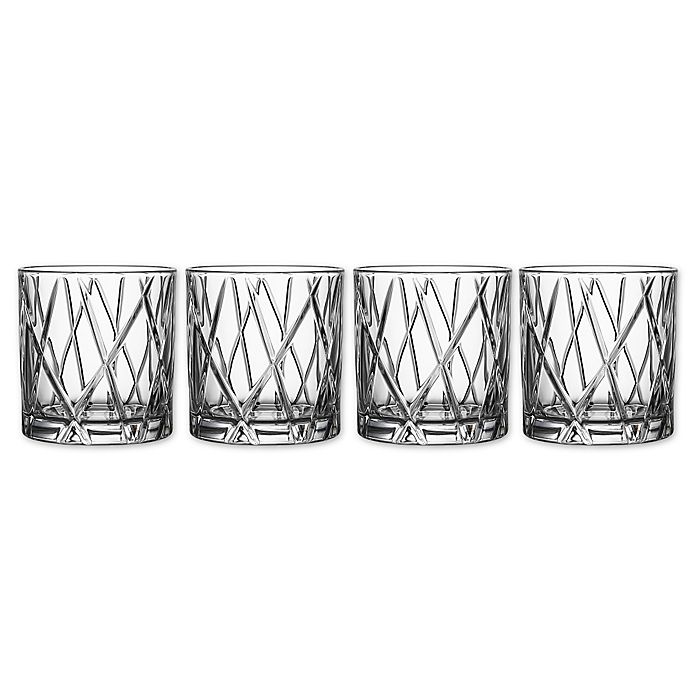slide 2 of 2, Orrefors City Double Old Fashioned Glasses, 4 ct